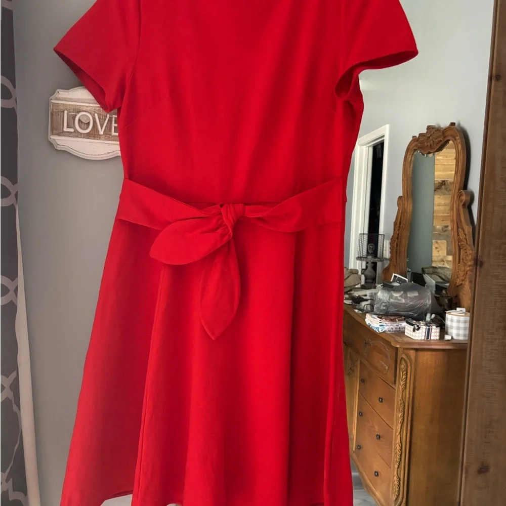 Kate Spade Perfect Red Dress size large. EUC - Picture 4 of 6
